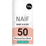 Naïf mineraalne päikesekaitsepulk beebidele ja lastele (lõhnaainevaba) SPF50 36gr